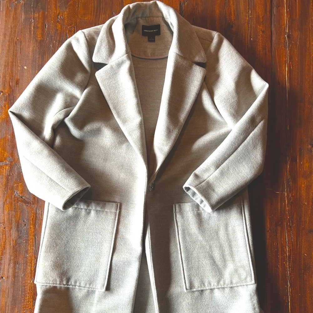 Something Navy Coat - L - Like New, Perfect Condition from Nordstrom
